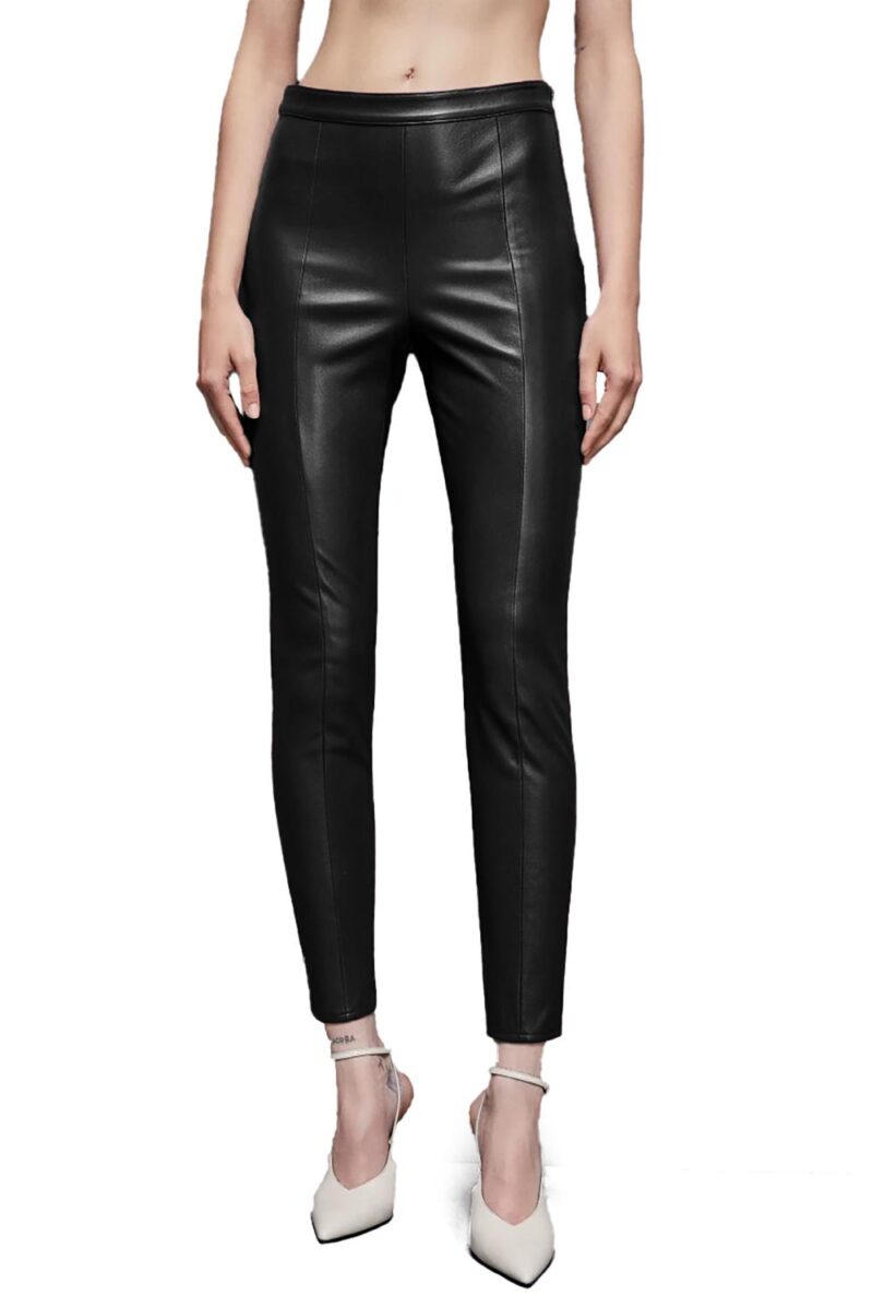 avlani Women's Faux Leather Leggings – Sleek & Comfortable - Image 2