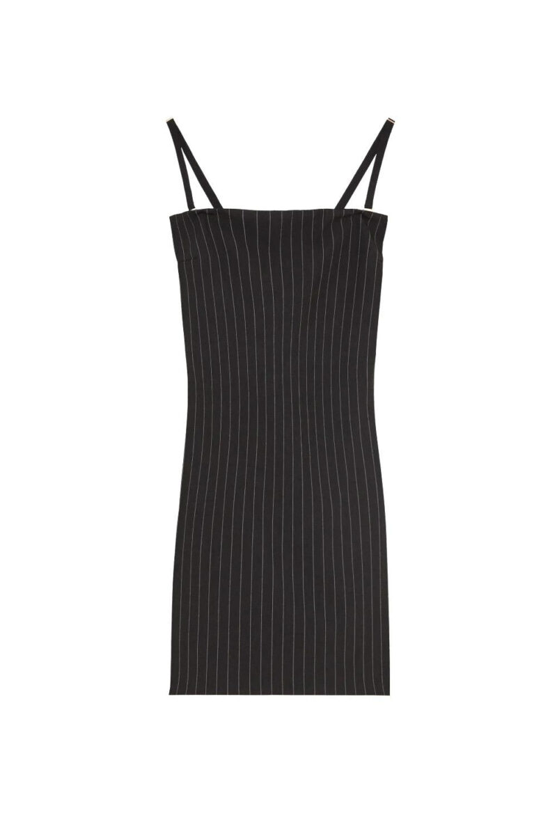 avlani Women's Mini Pinstripe Dress – Chic & Tailored