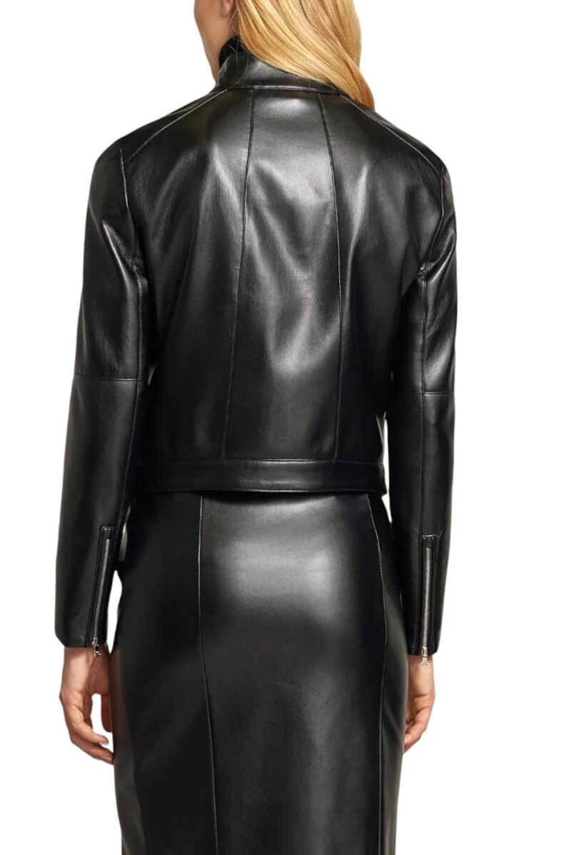 avlani Women's Stylish Biker Jacket – Edgy & Versatile - Image 3