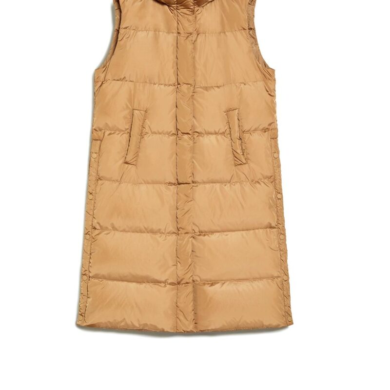 Avlani Elegant Long Taffeta Gilet – Lightweight & Stylish