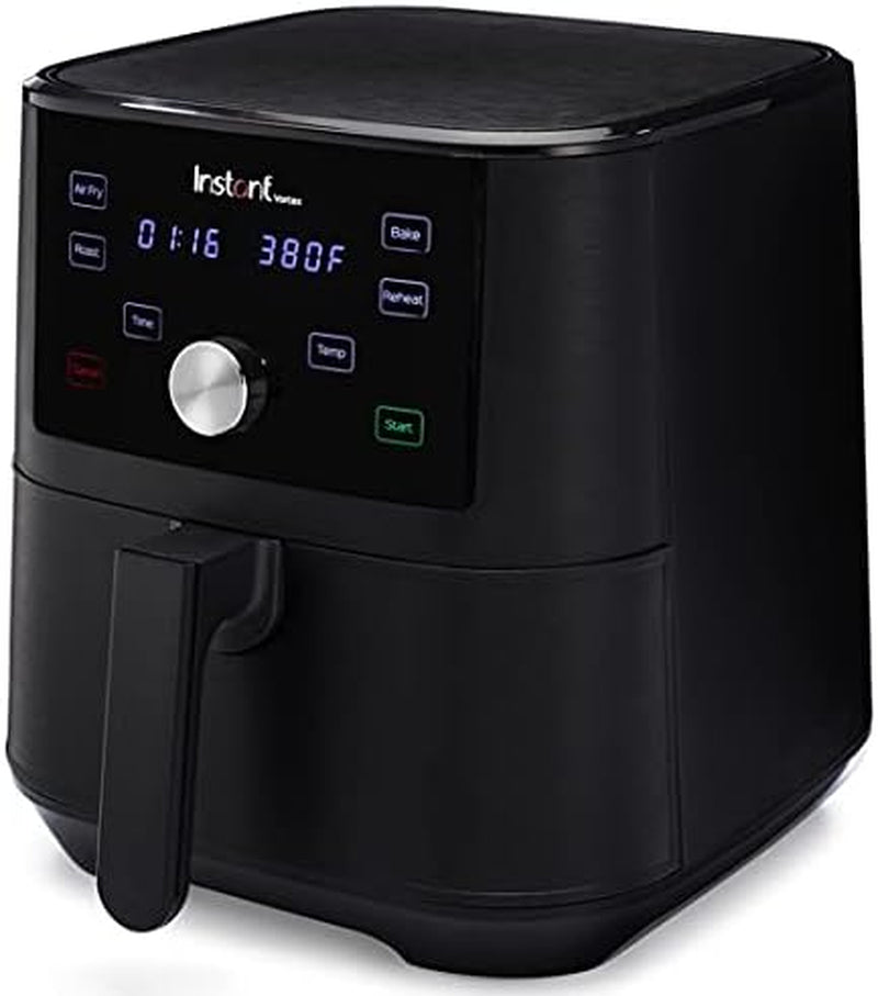 Instant Pot Vortex 6QT XL Air Fryer. 4-In-1 Functions That Crisps. Roasts. Reheats. Bakes for Quick Easy Meals. 100+ In-App Recipes. Is Dishwasher-Safe. from the Makers of Instant Pot. Black - Image 4