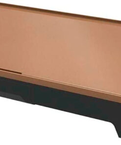 XL Electric Ceramic Titanium Griddle. Make 15 Eggs at Once. Healthy-Eco Non-Stick Coating. Hassle-Free Clean Up. Large Submersible Cooking Surface. 12 X 22. Copper/Black