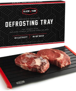 Defrosting Tray for Frozen Meat | 16 Family-Size | Aluminium Plate for Thawing Frozen Food | Natural Thawing Process | No Microwaves. No Cold/Warm Water Required |