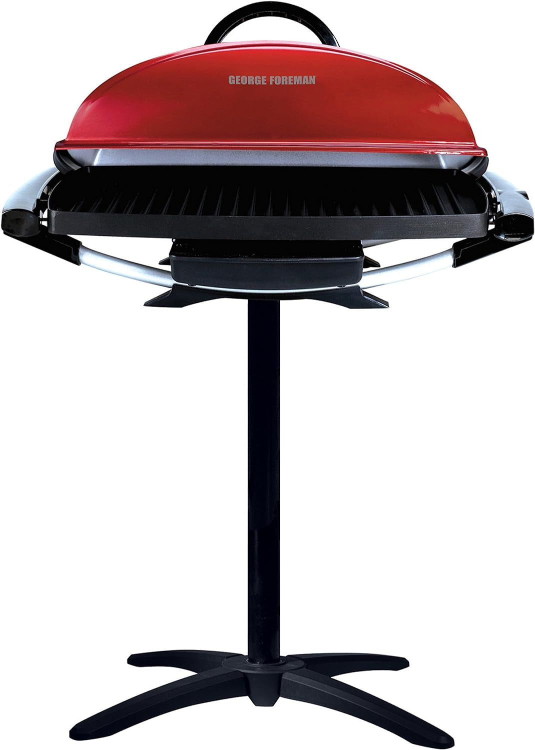 George Foreman Indoor Outdoor Electric Grill. Non-Stick Grill Griddle Plate. Healthy Grilling Drip Tray Reduces Fat. Portable Barbeque - Image 8