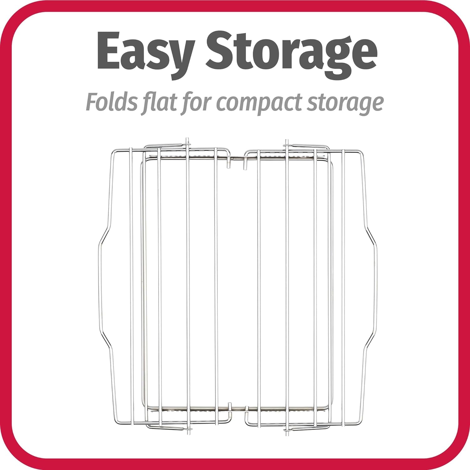 BRADSHAW INTERNATIONAL 23803 Chrome Adjustable Roast Rack - Image 9