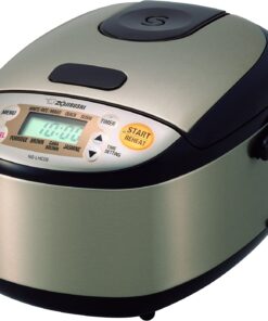 Zojirushi NS-LHC05 Micom Rice Cooker & Warmer. Stainless Dark Brown. 3 Cups Uncooked