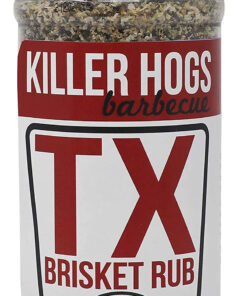 Killer Hogs BBQ TX Brisket Rub | Championship BBQ and Grill Seasoning for Texas Brisket | Great on Brisket. Ribs. Steaks. or Turkey | 11 Ounces
