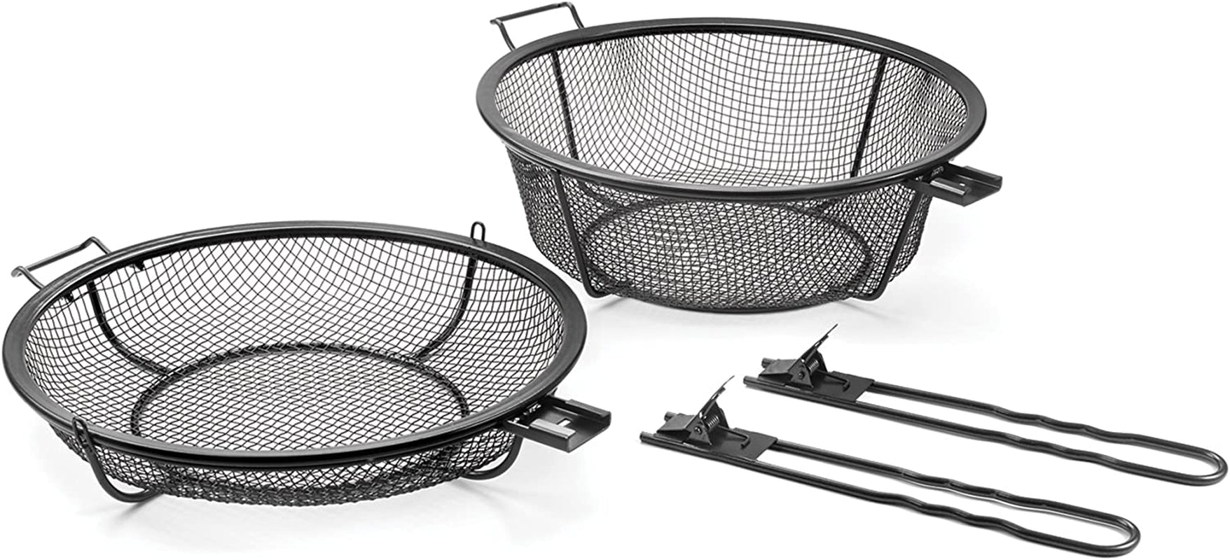 Outset 76182 Chef'S Jumbo Outdoor Grill Basket and Skillet with Removable Handles - Image 6