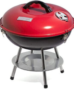 CCG190RB Inch BBQ. 14 X 14 X 15. Portable Charcoal Grill. 14 (Red)