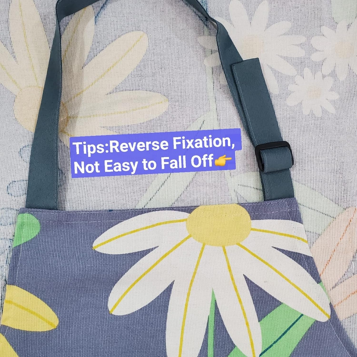 2 Pack Floral Apron for Women with Pockets. Adjustable Cotton Chef Aprons for Kitchen. Cooking. BBQ & Grill - Image 6