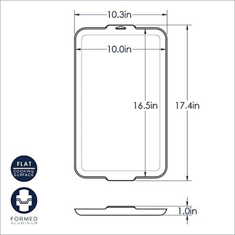 Nordic Ware Two Burner Griddle. 10.3 X 17.4 Inches. Non-Stick. Black - Image 4