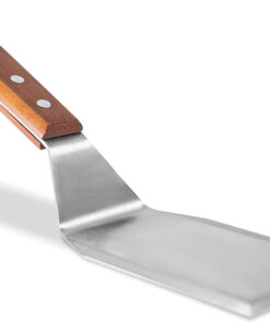 Bellemain Stainless Steel Spatula | Heavy Duty Spatula Turner with Beveled Edges & Hardwood Handle | Large Metal Spatula for Cast Iron Skillet. Flat Top Grill | Griddle Scraper | Hamburger Spatula