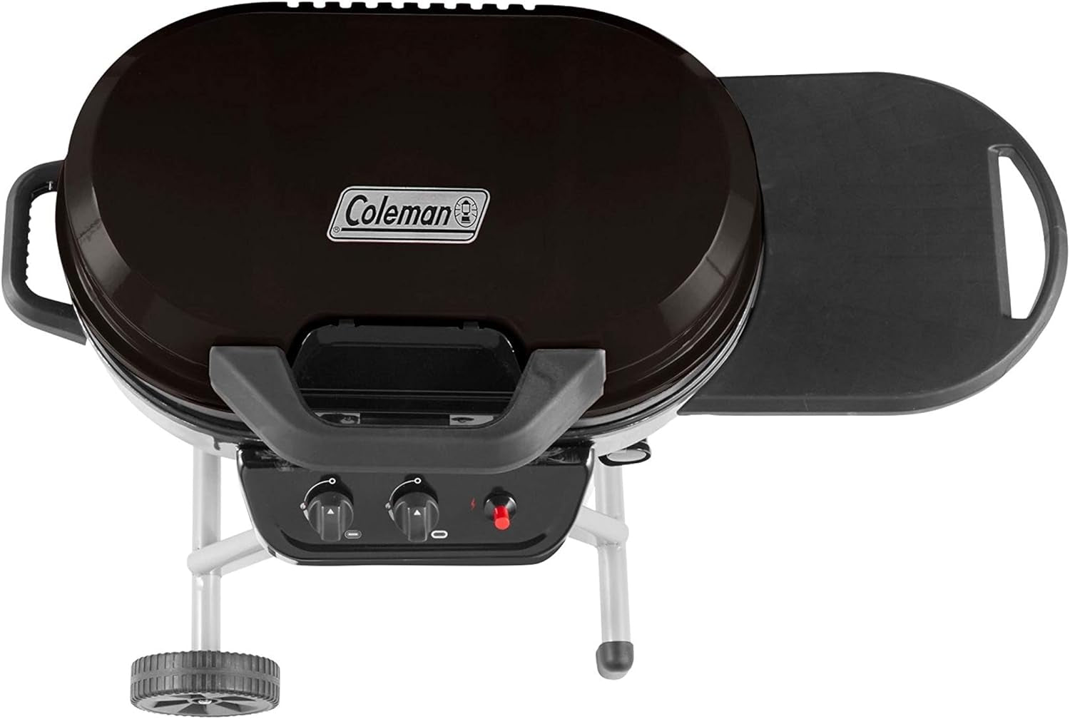 Coleman Roadtrip 225 Portable Stand-Up Propane Grill Gas Grill with Push-Button Starter Folding Legs & Wheels Side Table & 11000 Btus of Power for Camping Tailgating Grilling & More - Image 5