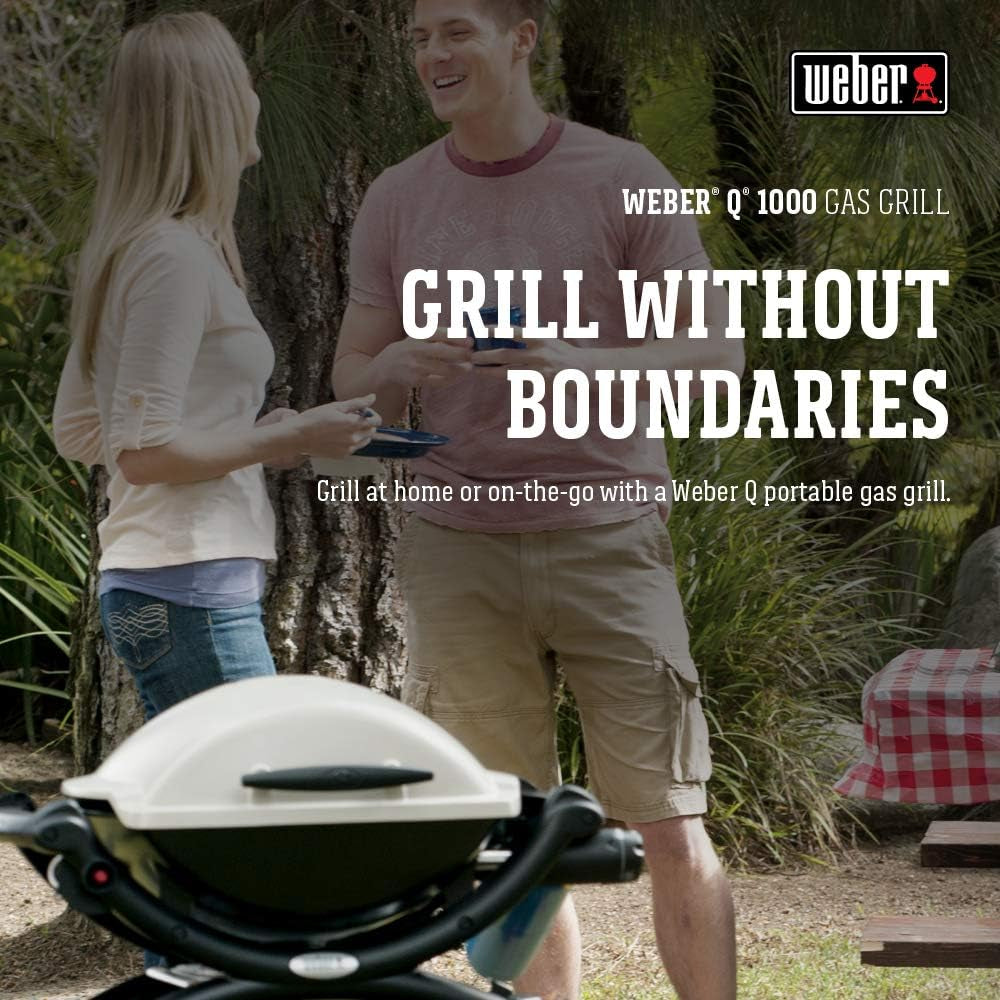 Weber Q1000 Liquid Propane Grill. Chrome - Image 3