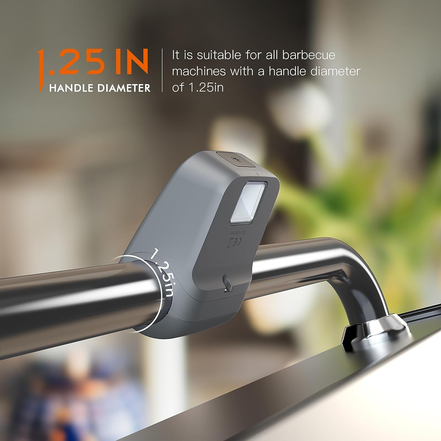 Grill Ligt. Barbecue eat-Resistant round andle Ligt wit Gravity Sensor. andle Diameter of 1.25In. Applicable to BBQ - Image 4