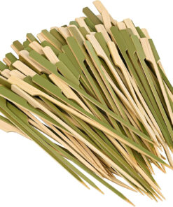 4.7 Inch (260 Pack) Bamboo Wooden Paddle Picks Skewers for Cocktail .Cocktail Picks for Drinks  .Toothpicks .Appetizers .Bbq .Fruit Kabobs .Sandwich .Barbeque Snacks.…