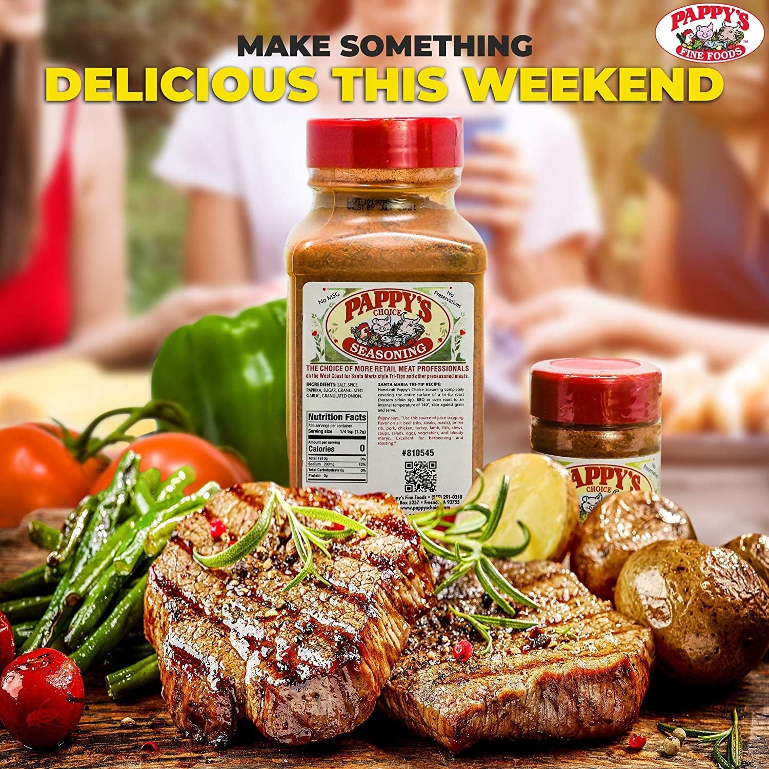 Pappy'S Choice Seasonings - Original. Perfect for Bbq and Smoked Brisket. Steak. Beef. Chicken. Fajita. Hogs. Rib. Seafood. Bagel. Popcorn. Jerk. Pizza and More. - Image 4