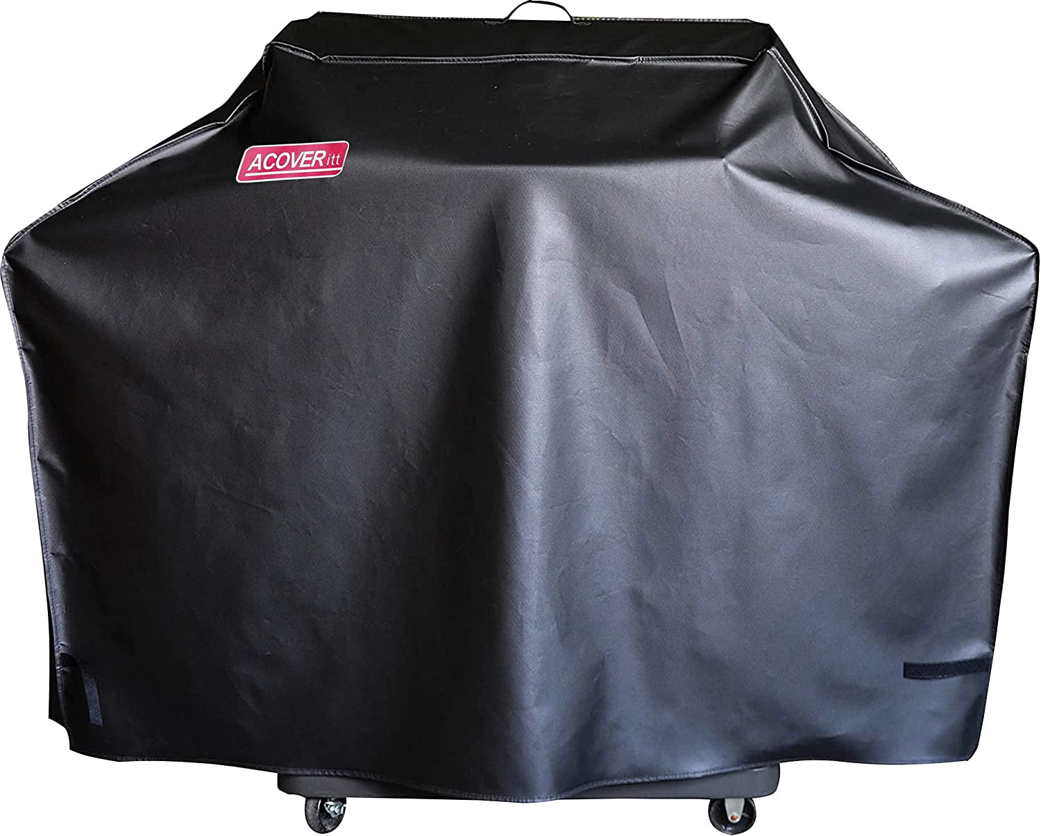 72 Heavy Duty Waterproof Gas Grill Cover Fits Weber Char-Broil Coleman Gas Grill-Black - Image 5