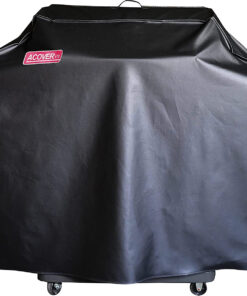 52 Heavy Duty Waterproof Gas Grill Cover Fits Weber Char-Broil Coleman Gas Grill (52X22X40. Black)