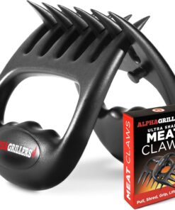 Alpha Grillers Meat Shredder Claws - Fathers Day Gifts for Dad - BBQ Grilling Accessories Gift for Men Him Husband Boyfriend Birthday - Barbecue Grill Puller for Shredding Pulled Pork Chicken