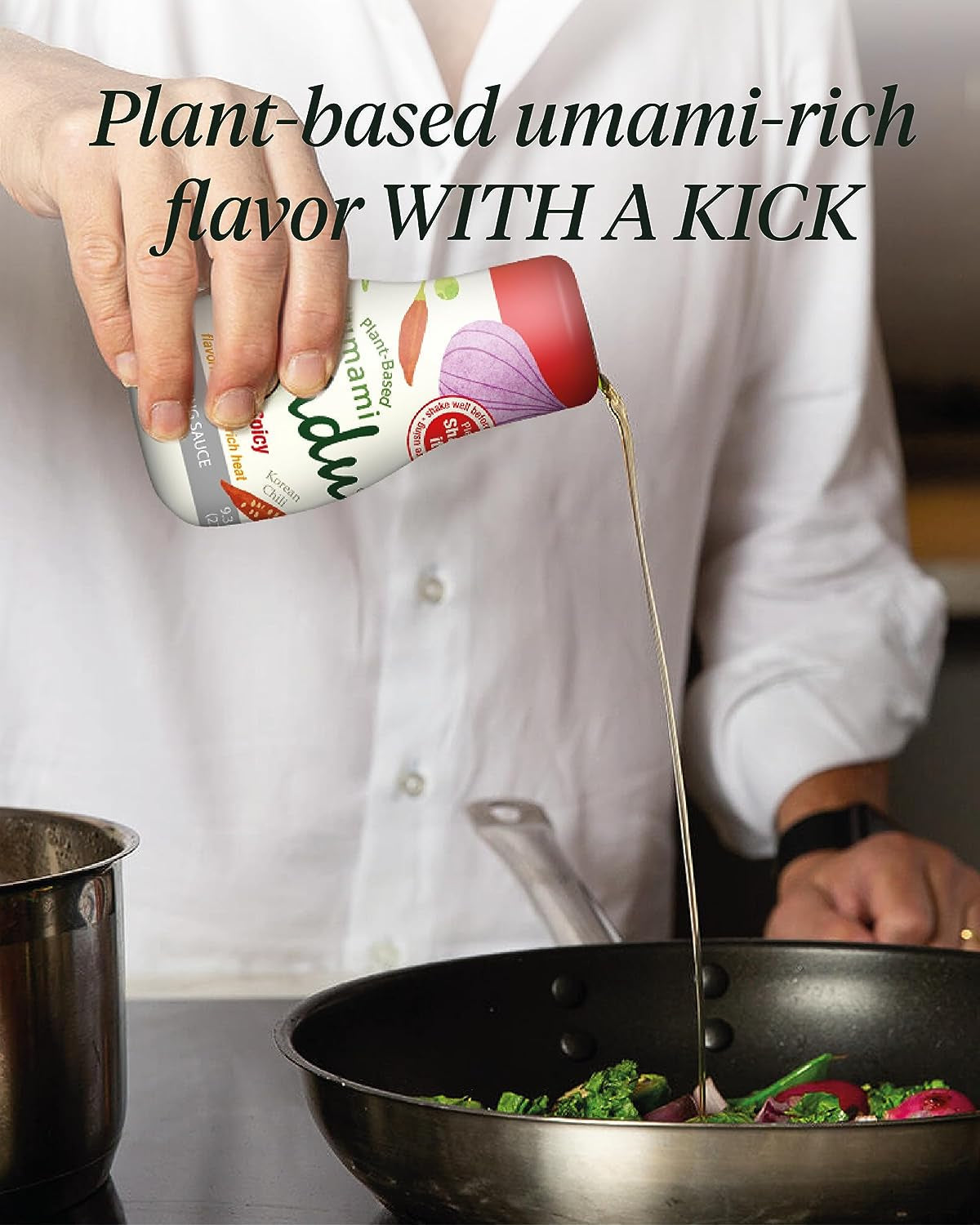 Yondu Hot & Spicy - Plant-Based Spicy Seasoning Sauce – Flavorful Umami Rich Heat to Awaken Your Palate. Better Than: Fish Sauce. Soy Sauce. Bouillon (9.3 Fl Oz) - Image 3