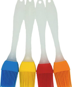 Basting Brush. Basting Brushes Grill Kitchen Silicone Pastry Cooking Brushs & BBQ Basting Brush. Varying Bright Color - Best Kitchen Gadget (Oil Brush 4 Pack)