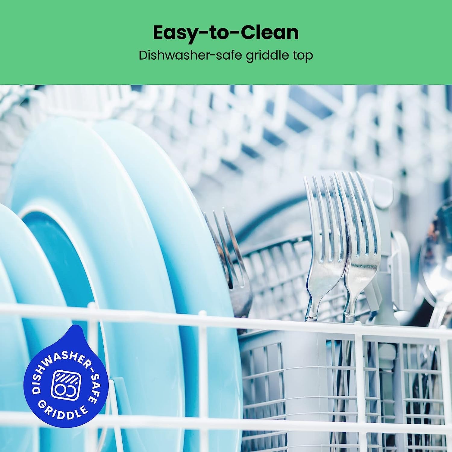 Chefman XL Electric Griddle with Removable Temperature Control. Immersible Flat Top Grill. Burger. Eggs. Pancake Griddle. Nonstick Extra Large Cooking Surface. Slide Out Drip Tray. 10 X 20 Inch - Image 6