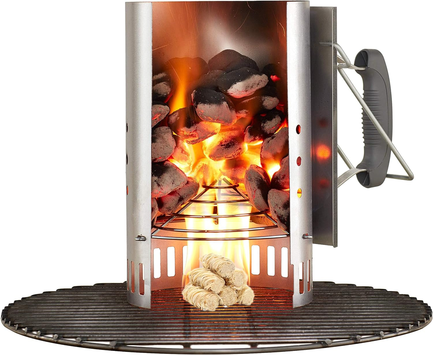 Shwuevei 65 Pcs Fire Starter - Natural Fire Starters for Fireplace. Pellet Stove & Wood. Fire Pit. Smoker. BBQ. Chimney. Pizza Oven - Fire Starters for Grill. Charcoal Starter - Image 4