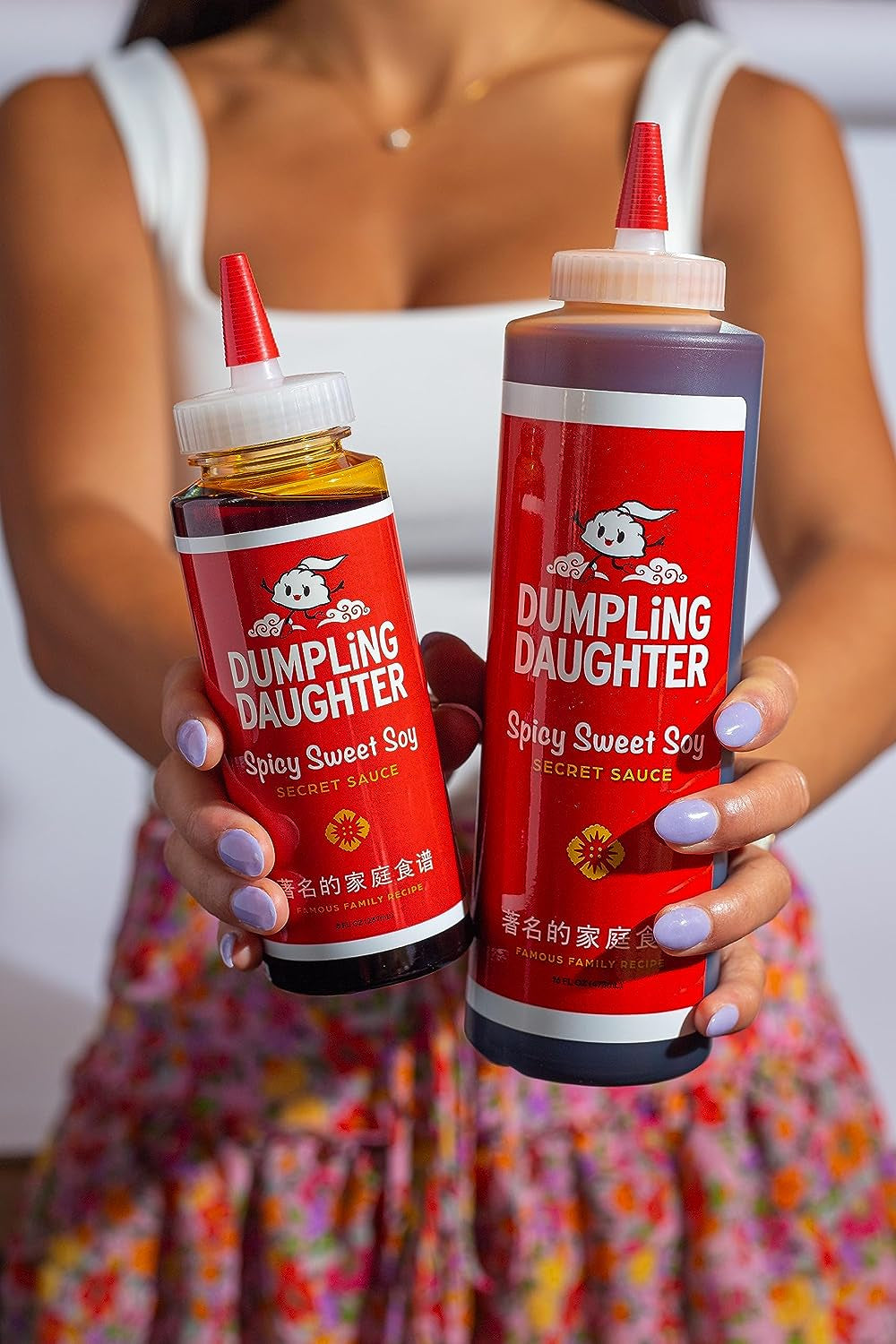 Dumpling Daughter - Spicy Sweet Soy Sauce (8 Oz) - Brown Sugar Sweetened Dumplings Sauce Balanced with Spicy Chili Oil - the Perfect Asian Dipping Sauce - Image 2