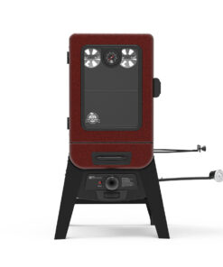 2-Series Red Hammertone Gas Vertical Smoker - PBV2G1