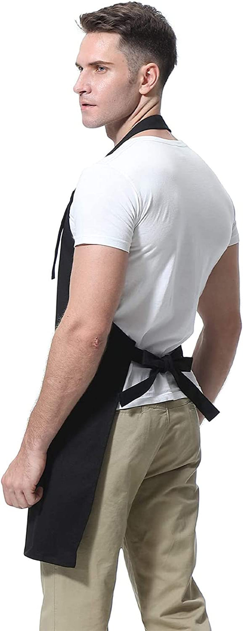 Miracu Funny Cooking Aprons for Men Women. Funny Dad Gifts for Mens Father. Mom - Fathers Day Presents. Birthday Gifts for Dad Step Brother Boyfriend Husband. Cool BBQ Grilling Kitchen Chef Apron - Image 8