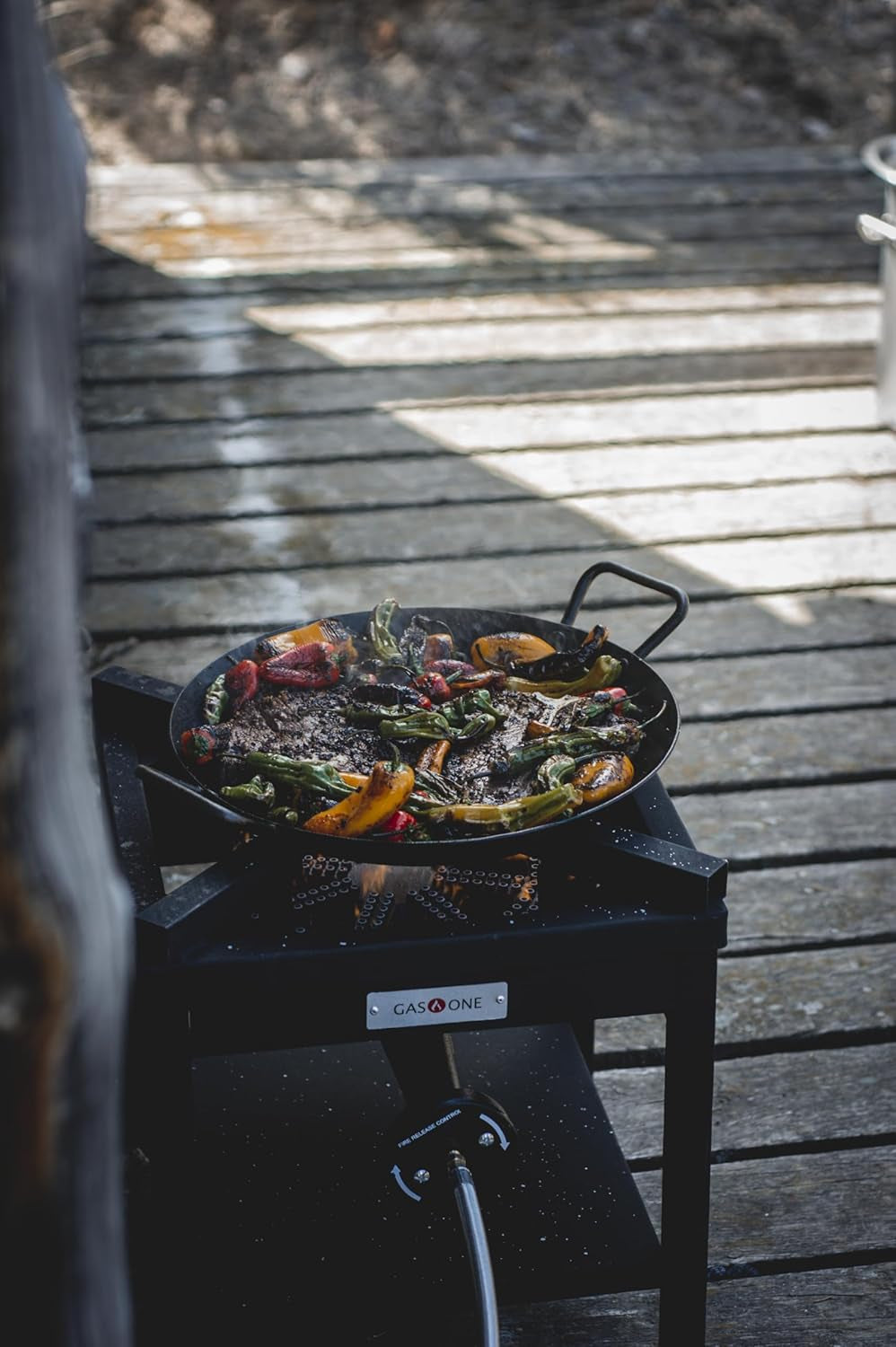 Gasone 275.000 BTU Propane Burner Cooker with Regulator with Steel Braided Hose for Outdoor Cooking. Turkey Fry - Image 7