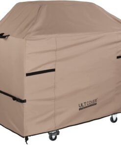 ULTCOVER Gas Grill Cover 55 Inch for 3-5 Burner Propane Barbecue Grills Waterproof BBQ Cover Fits Most Grills Weber Nexgrill Char-Broil Brinkmann