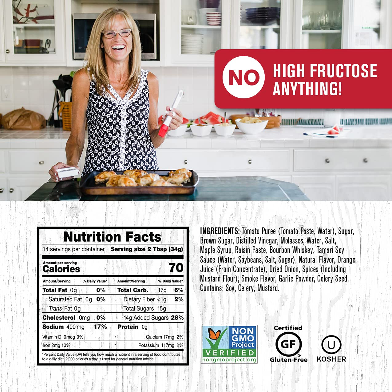 Rufus Teague - Whiskey Maple BBQ Sauce - Premium Barbecue Sauce - 15.25 Oz. Bottles - 2 Pack - Image 3