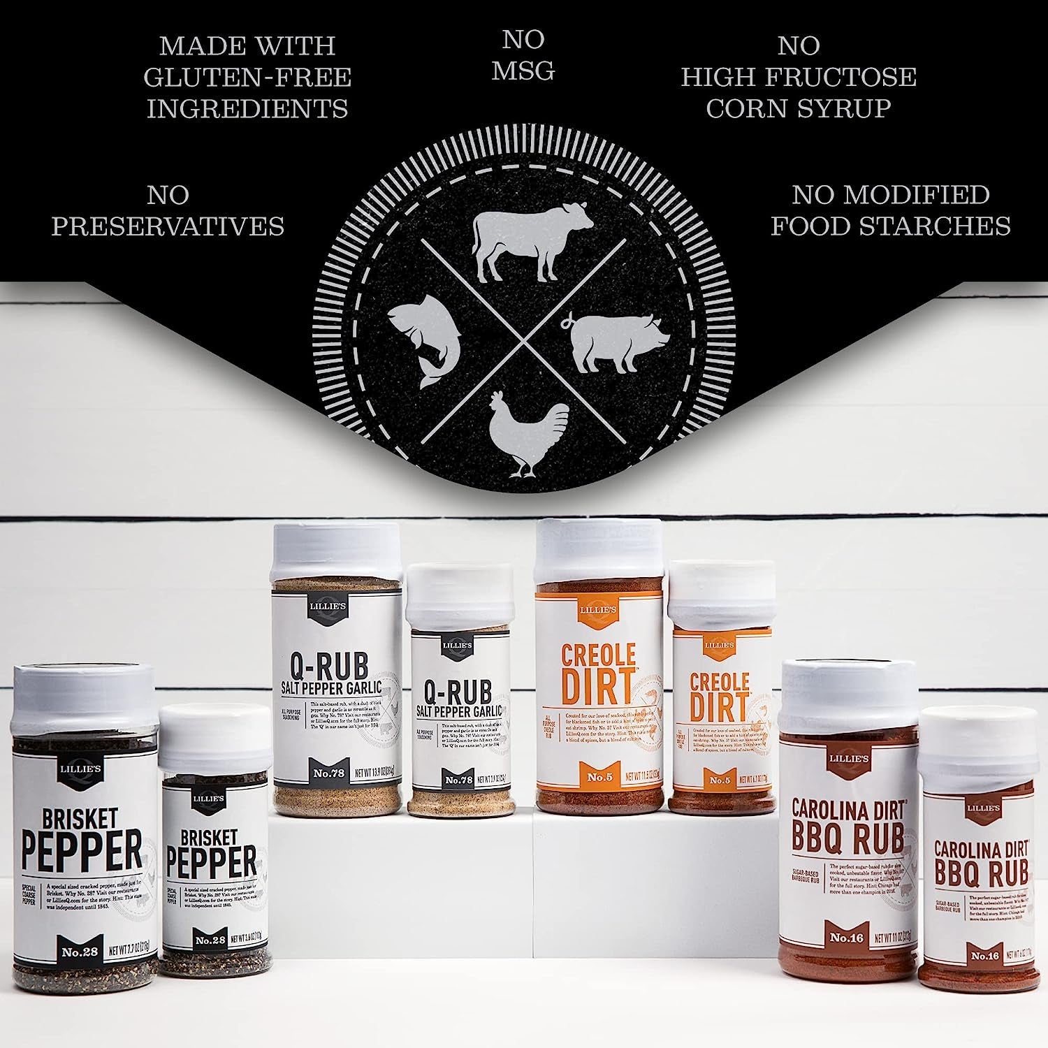 Lillie'S Q - Brisket Pepper BBQ Rub. Cracked Pepper BBQ Rub. Traditional Texas-Style Brisket Barbeque Rub. Large Pepper Grind Size. Perfect Barbeque Seasoning for Brisket. Beef. & Lamb (3.6 Oz) - Image 6