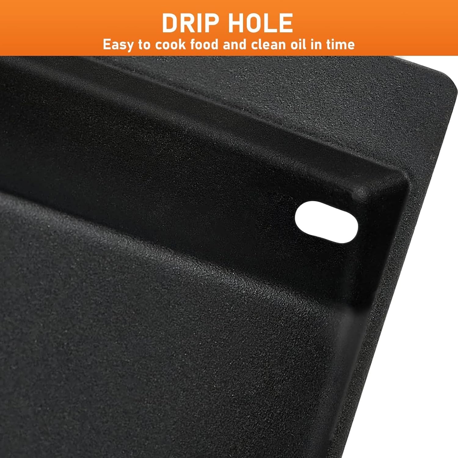 Grill Griddle 7566 Griddle Replacement Parts Cast Iron Griddle for Weber Genesis. Griddle for Weber Genesis Grill 300 Series Genesis E-310 E-320 E-330 S-310 S-320 S-330 EP-310 EP-320 EP-330 CEP-310 - Image 3