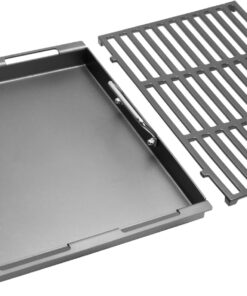 Cooking Griddle Inserts & Grate for Weber Genesis II 300 Series Grill. Flat Top Grill Griddle for Weber Genesis II E-310/315/325/330/335 S-310/335 and More. Replace for Weber 6788 Full-Size Griddle