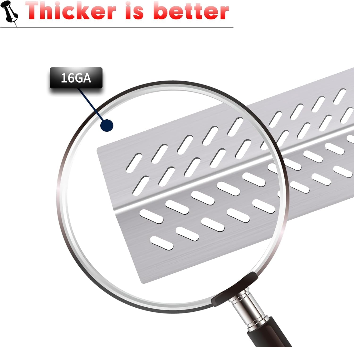 Cozilar Grill Heat Shield Heat Plates for Bull Grill Replacement Parts 16631.16521. 16670. Cal Flame Replacement Parts. Bull Brahma. G Series 5 Burner Grill G5 BBQ18G05. Burner Covers BBQ Accessories - Image 3