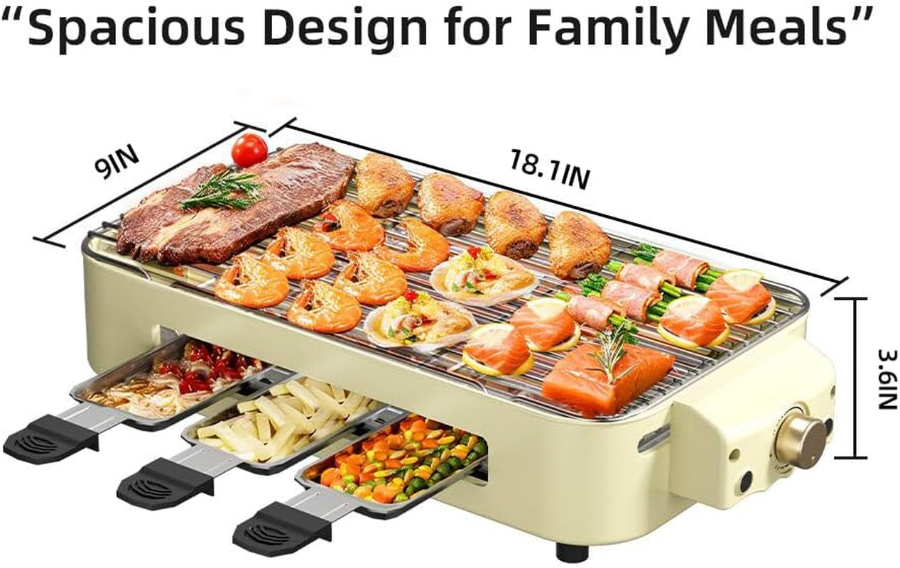 AORAN Indoor Grills Electric Smokeless – Versatile Smokeless Indoor Grill for Home Cooking. Featuring Indoor Grills Electric Smokeless. Skillet Griddle. and Kitchen Griddle White - Image 7