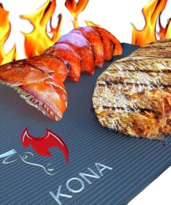 Best BBQ Grill Mat - Heavy Duty 600 Degree Non-Stick Grill Mats for Outdoor Grilling | Premier BBQ Grill Accessories Nonstick Grill Matt (Set of 2) Engineered in the USA | 7-Year Warranty