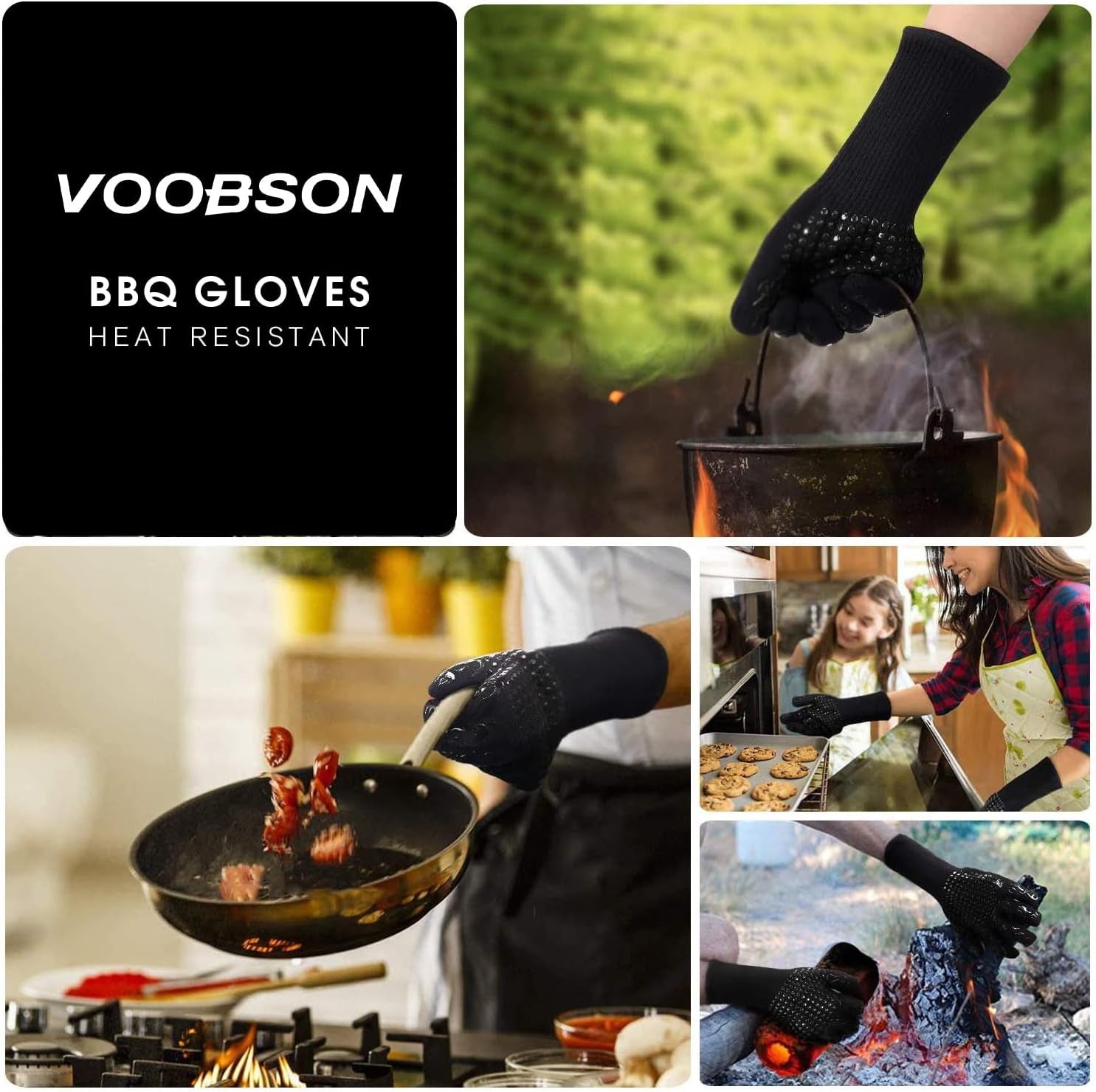 Grill Scraper Tool - Bristle Free Safe BBQ Cleaner with 1 Reusable Cleaning Gloves - Stainless Steel Heavy Duty Barbecue Brush Substitute Extended Handle & Bottle Opener Accessories - Image 6