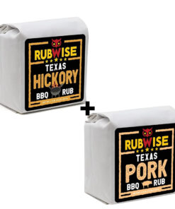 Texas Style Hickory Rub & Pork Rub by Rubwise | BBQ Rub & Spices for Smoking & Grilling | Dry Rubs | Great on Brisket. Chicken. Ribs. Pork & Turkey. Chops. Pork Butt. Tenderloin & More | NO MSG (1Lb E