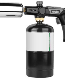 Sondiko Powerful Grill & Cooking Propane Torch L8010. Sous Vide. Campfire Starter. Adjustable Wood Torch Burner for Searing Steak. BBQ. Welding(Black. Grey) Propane Tank Not Included