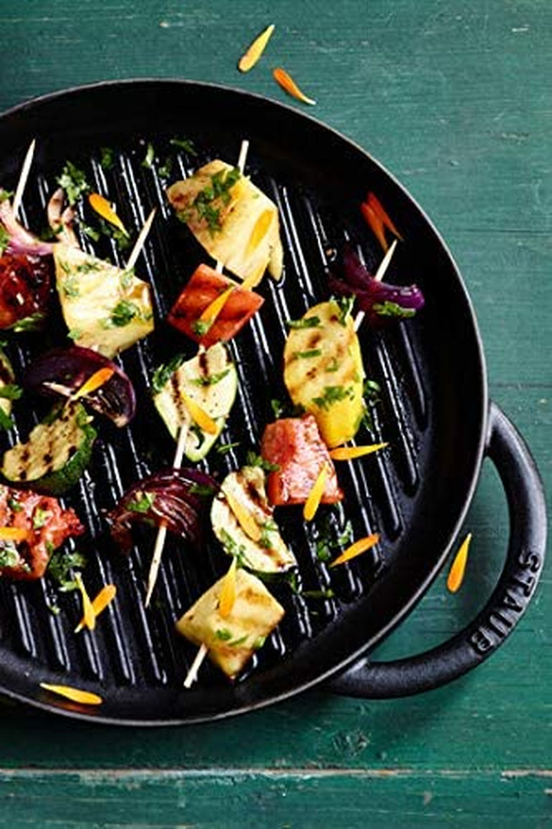 Cast Iron 10-Inch Pure Grill - Black Matte. Made in France - Image 4