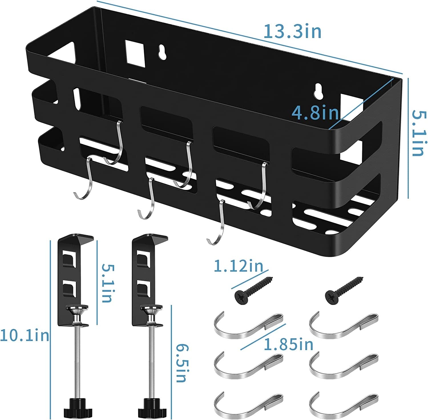 Griddle Caddy for 28/36 Blackstone Griddles/Prep Cart Space-Saving Grill Caddy No-Punch Installation of Blackstone Griddle Accessories Blackstone Griddle Caddy Is Compatible with Any Countertop - Image 7