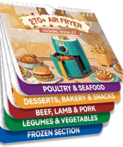 270+ Foods Air Fryer Cheat Sheet Magnets Cooking Guide Booklet. Air Fryer Cooking Guide Magnetic. Air Fryer Accessories for Fryer