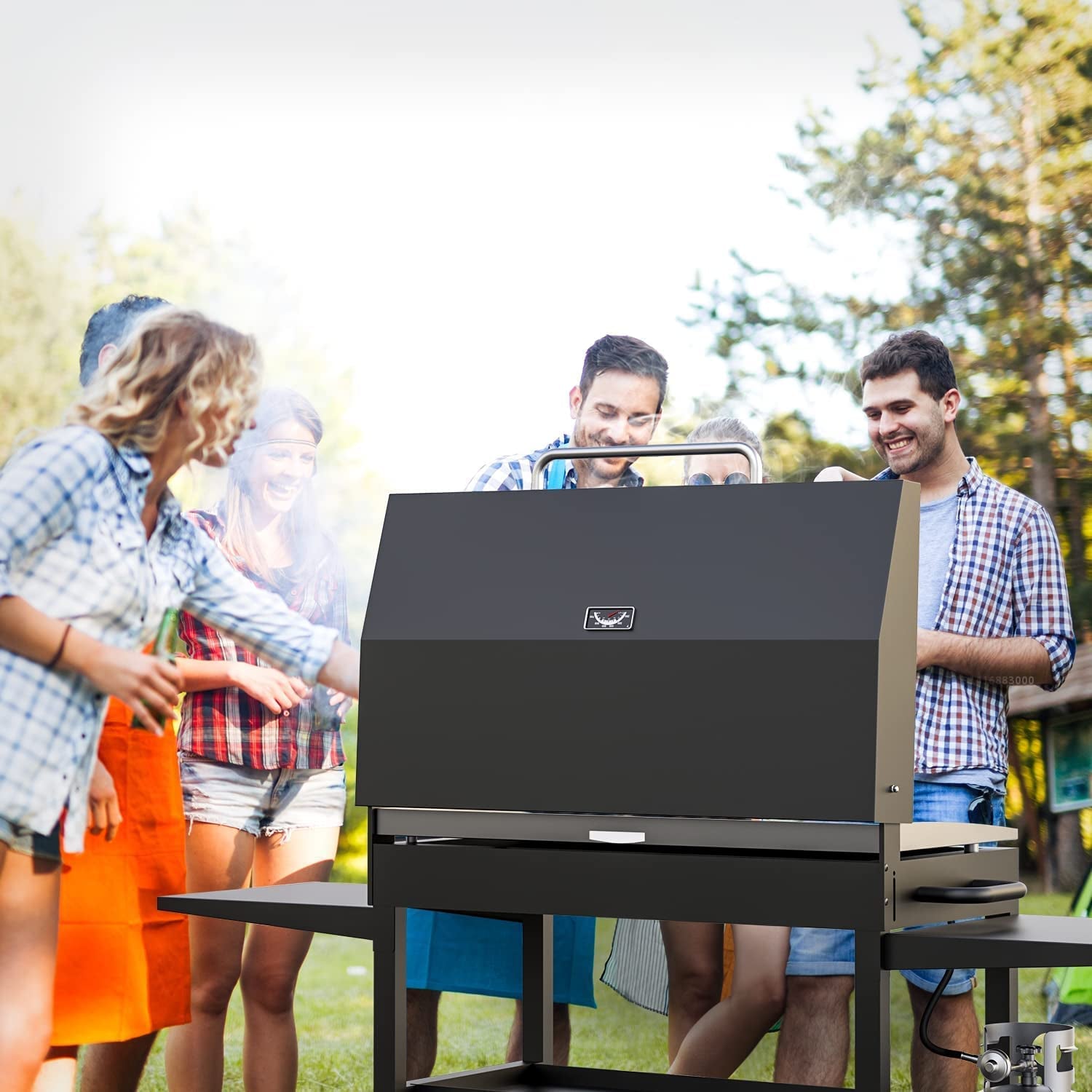 Hinged Lid for Blackstone Griddle 36 Inch. Hard Cover Lid for Blackstone. Blackstone Griddle 36 Inch Accessories - Image 6