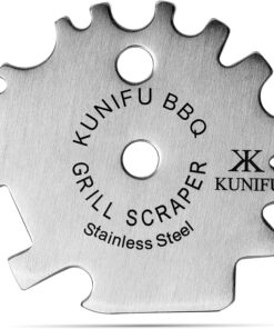 KUNIFU BBQ Grill Scraper. Stocking Stuffers. Bristle-Free for Griddle. Kitchen Gadgets Cleaner. Camping Accessories. Ideal Gifts for Christmas. for Men. Dad. Husband. Boyfriend. Fathers Day