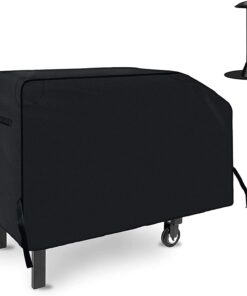 NEXCOVER 28 Inch Griddle Cover | for Blackstone 28 Inch 2 Burner Griddle Cooking Station | Waterproof Heavy Duty Gas Grill Cover | 600D Polyester Anti-Uv Canvas Flat Top BBQ Cover with Support Pole.