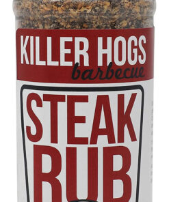 Killer Hogs Steak Rub | Championship BBQ and Grill Seasoning for Beef. Steak. Burgers. and Chops | Salt. Pepper. Herbs. and Spices | 11 Ounces